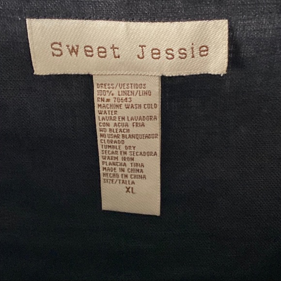 Sweet Jessie Langenlook Linen Summer Maxi Dress - Picture 7 of 7